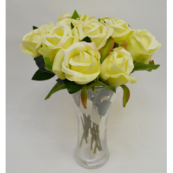 Цветок искусственный Роза одиночная, 30 см.